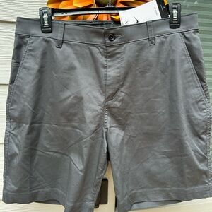 Nike Gray Flat Front Golf Shorts